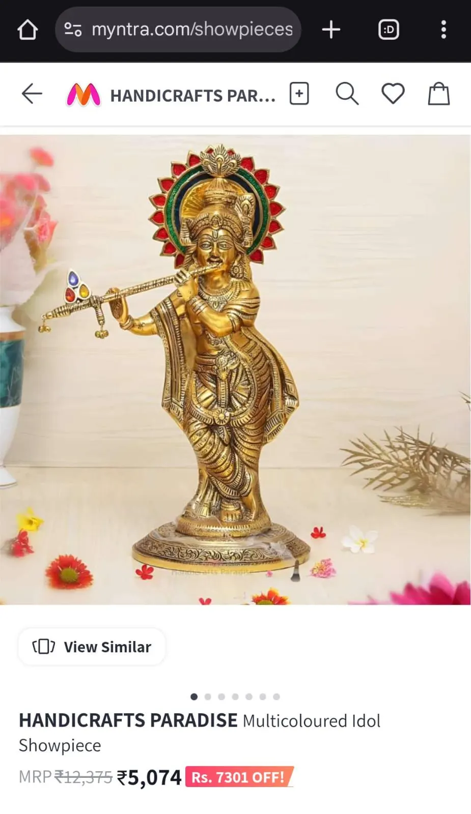 Myntra Rates : 5,074/-