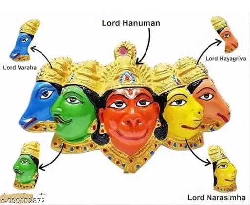 Metal Panchmukhi Hanuman Ji